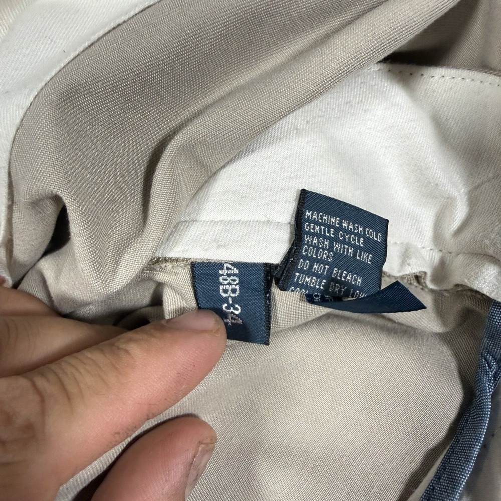 NWOT Polo Ralph Lauren Classic Fit Chino Pants Khaki Tan Mens 48x34 Cotton - Picture 8 of 12